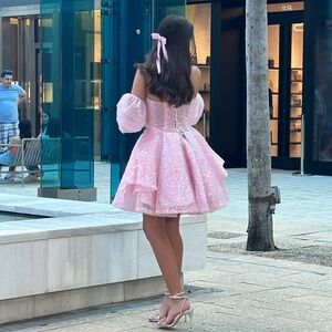 Pink dress